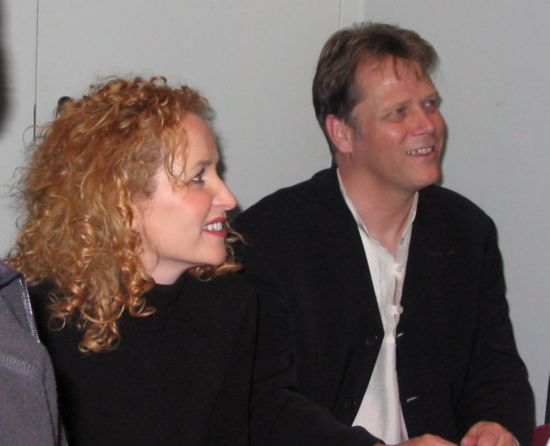 Fionnuala and Rolf chat and sign autographs after their concert